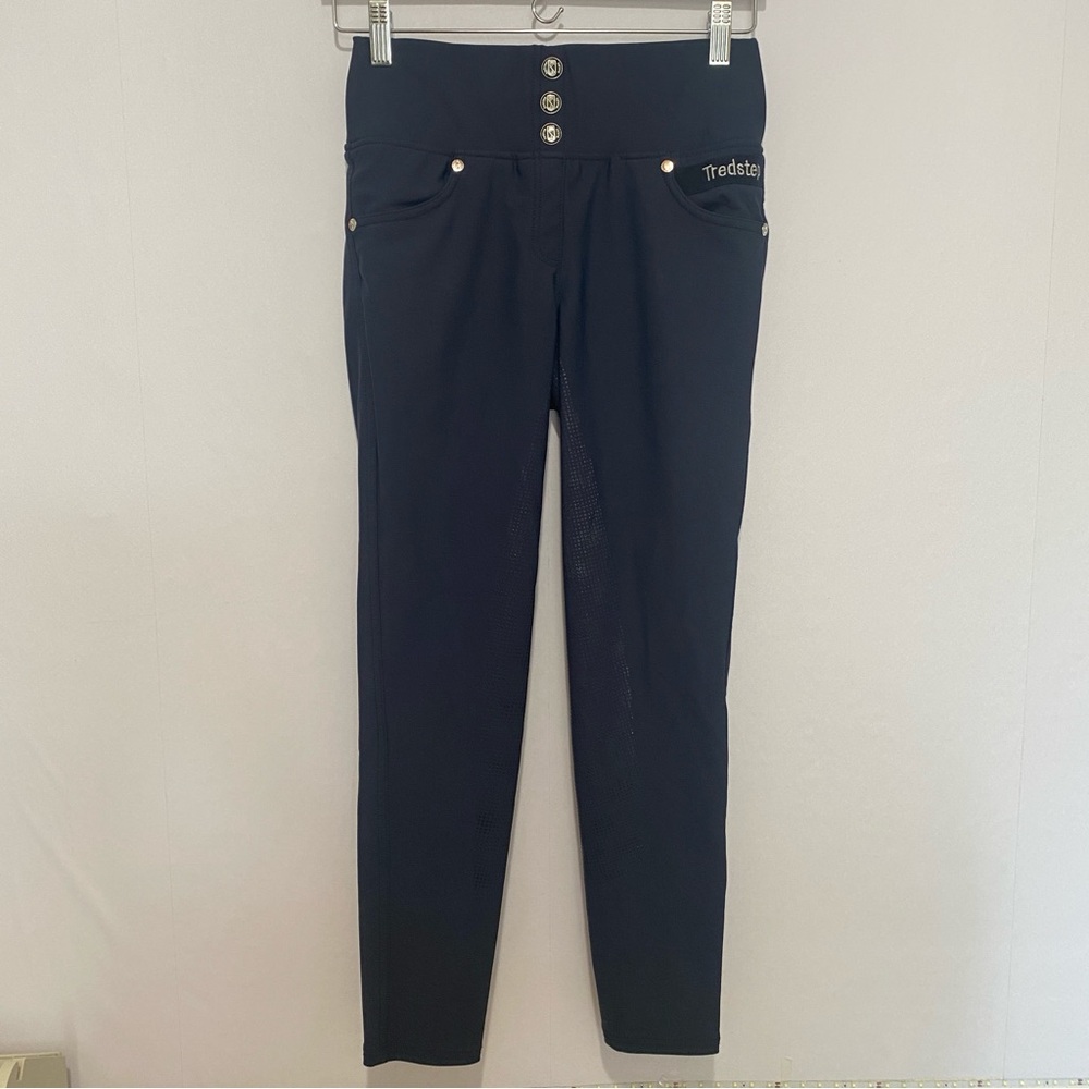 Tredstep Ireland Tempo Women's Compression Tights‎ Blue 30R Performance Pull-on